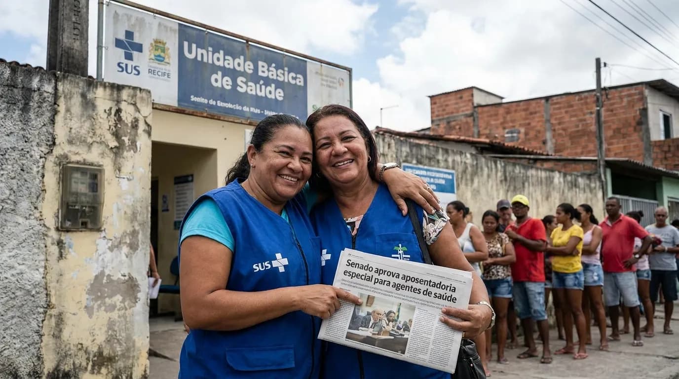 Senado aprova aposentadoria especial para agentes de saúde
