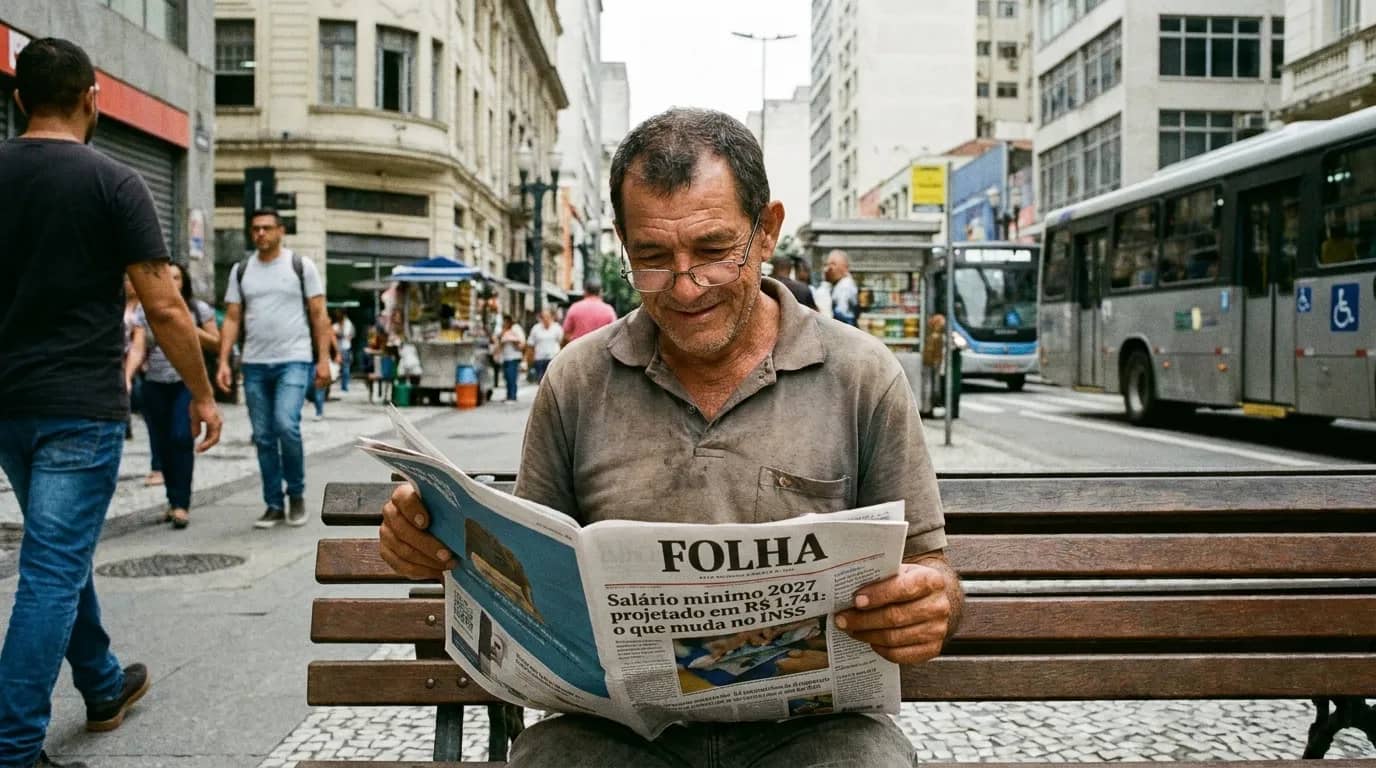 Salário mínimo 2027 projetado em R$ 1.741: o que muda no INSS