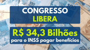 Congresso libera R$ 34,3 Bilhões para INSS pagar benefícios
